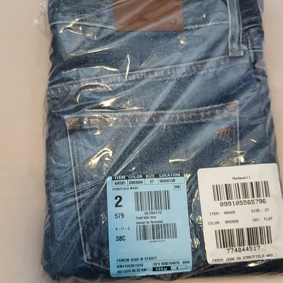 Nwt madewell mom jean - Picture 5 of 5